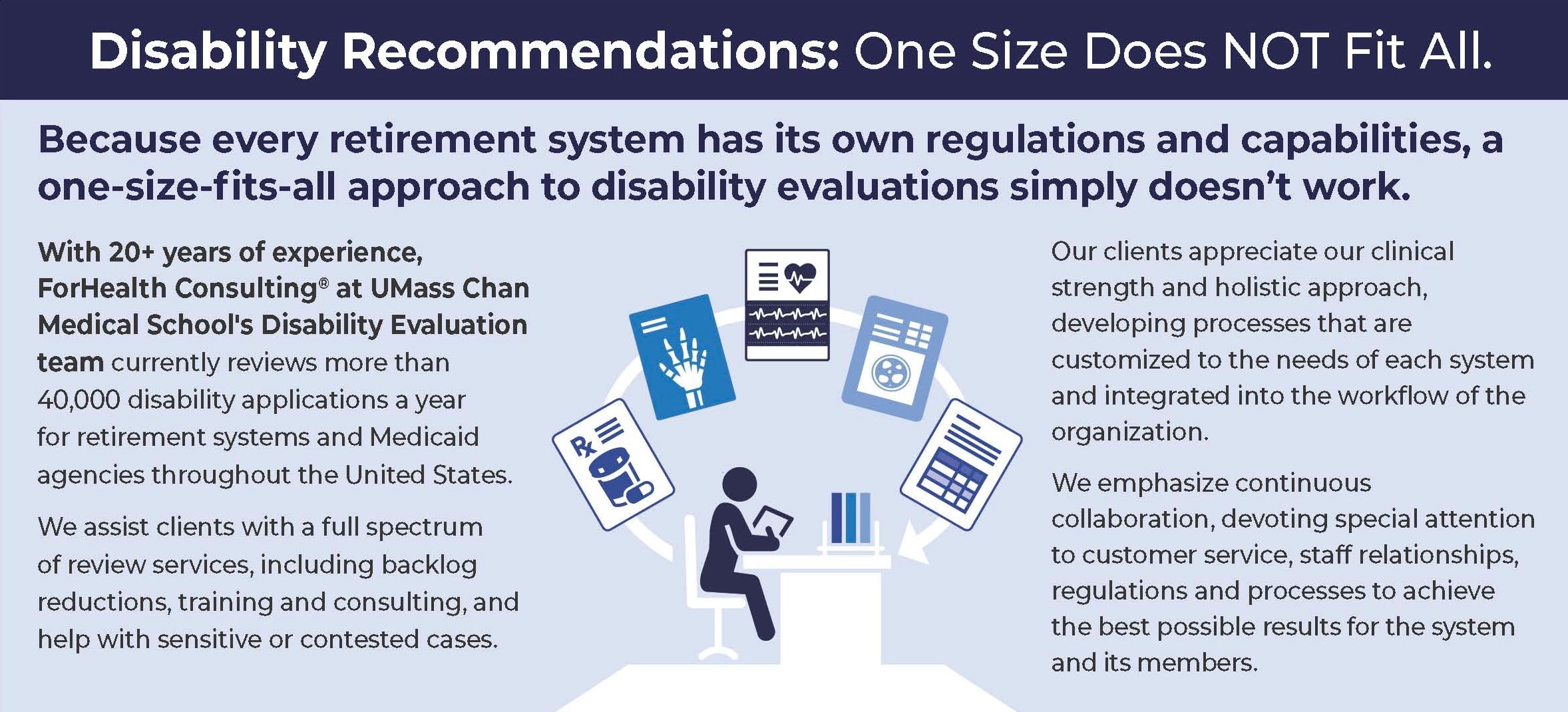 Disability Recommendations: One Size Does NOT Fit All.