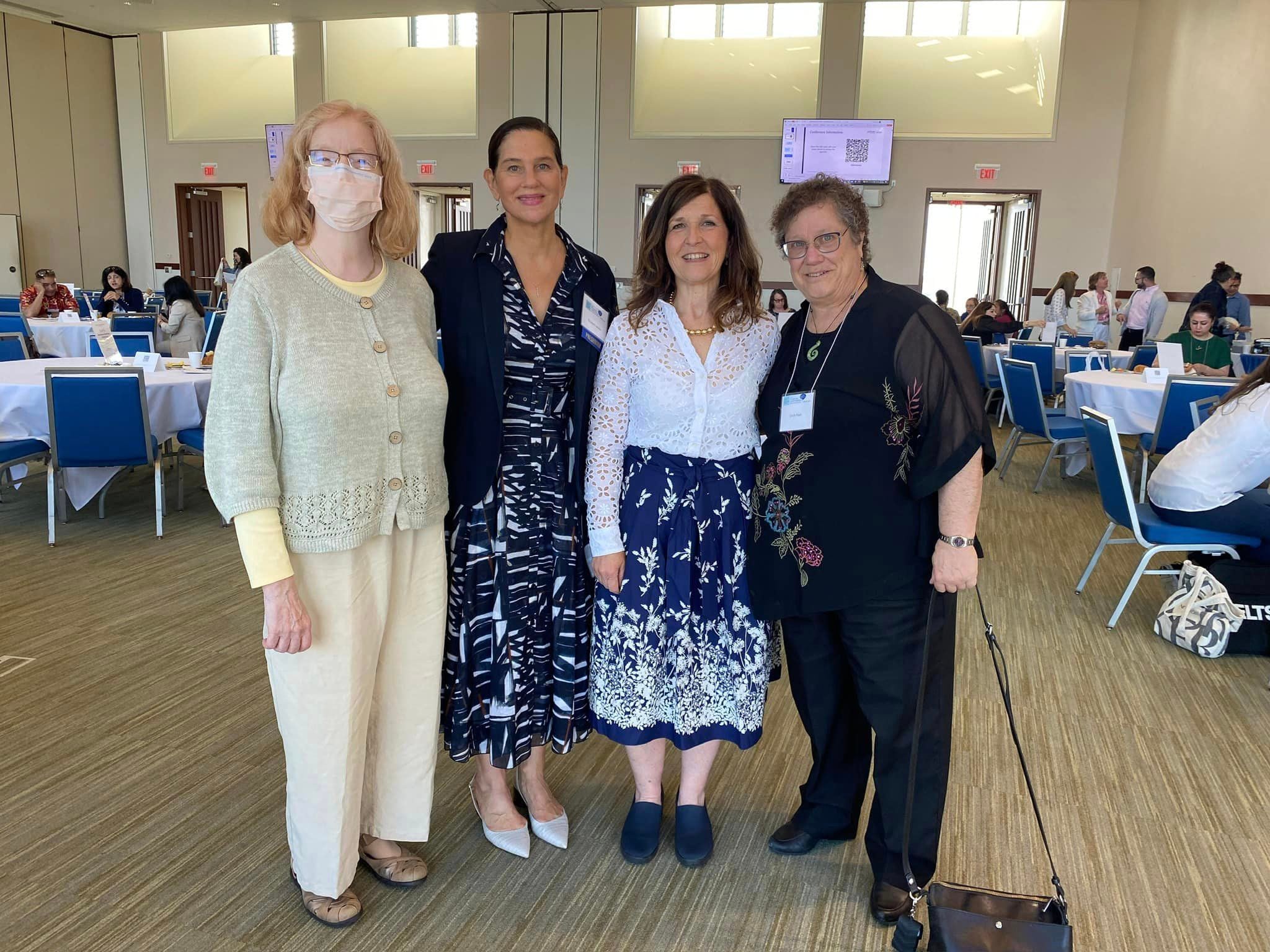 4-Jane Kontrimas, keynote speaker Elizabeth Jacobs, Lisa Morris and Cindy Roat