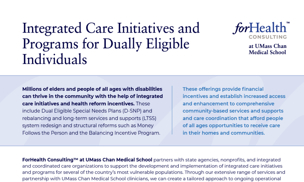 integrated care initiatives